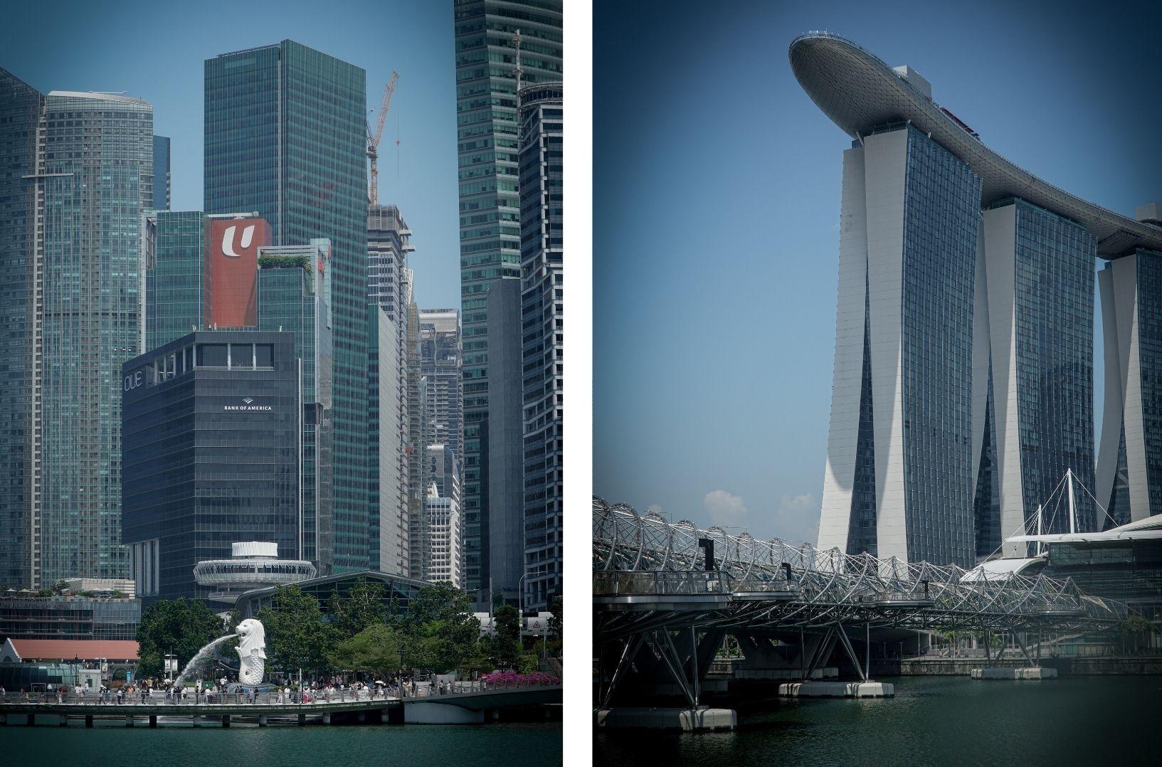 merlion heykeli singapur