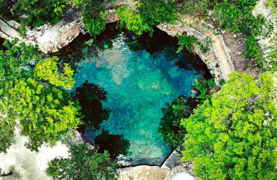 Meksika cenote casa tortuga