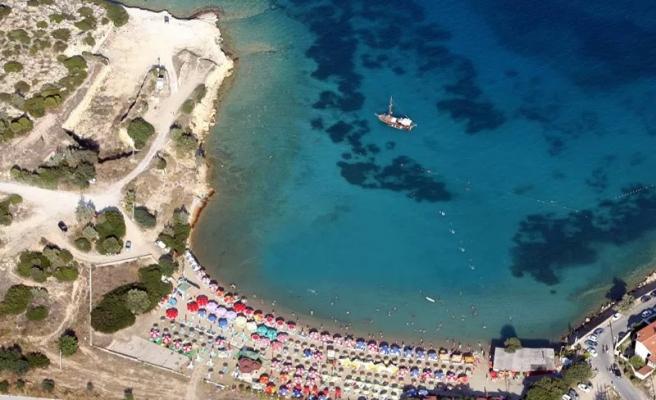 Pırlanta plajı Çeşme İzmir