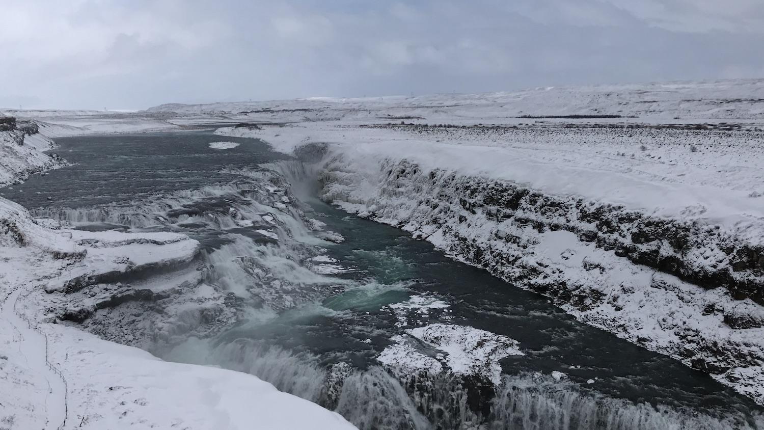 Gullfoss Şelalesi